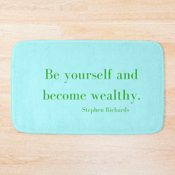 Item preview, Be yourself and become wealthy - Stephen Richards designed and sold by Rechtop.