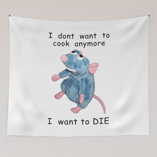 Item preview, I Don't Want to Cook Anymore I Want to Die designed and sold by Big Twelve.