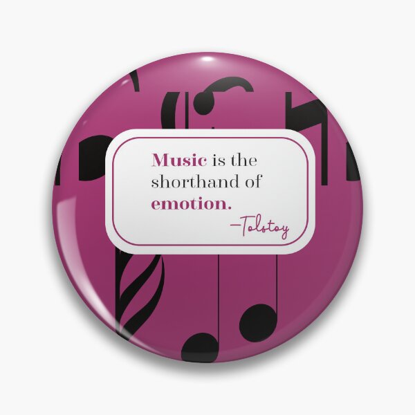 Item preview, Music is the shorthand of emotion. Camellia pink with music elements designed and sold by HalunaHappy.