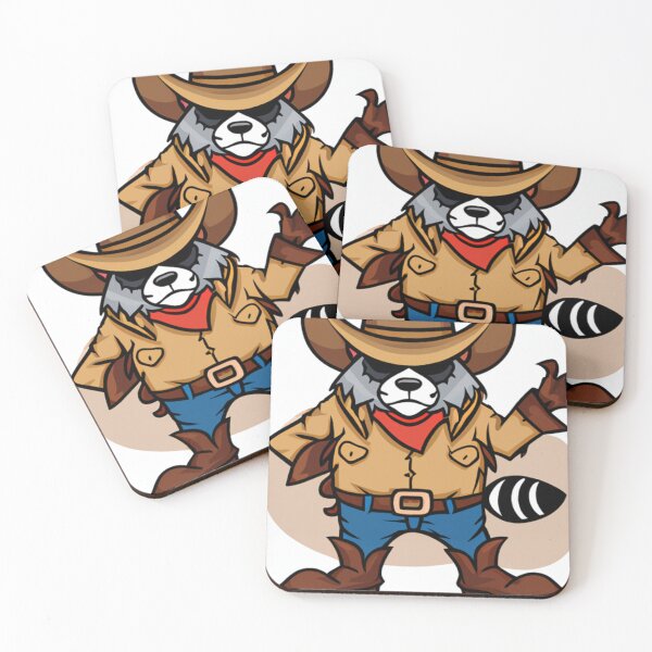Item preview, Raccoon Cowboy designed and sold by Zestpond.