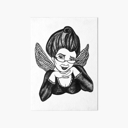 "The terrible fairy godmother" Art Board Print by LysaKarell | Redbubble