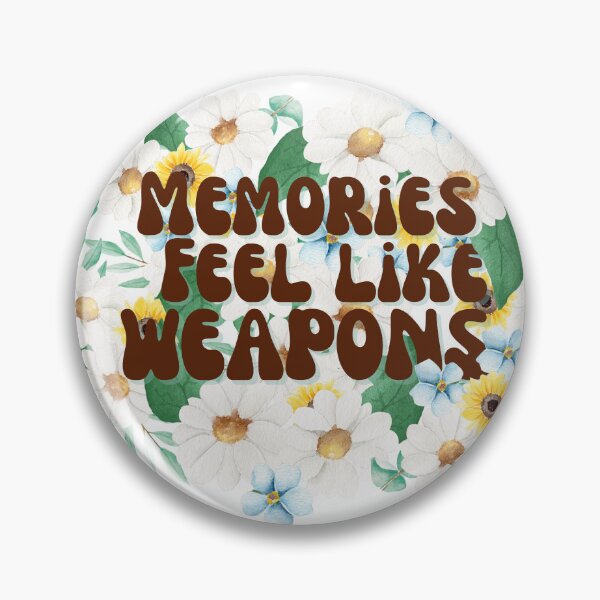 Item preview, Memories Feel Like Weapons Lyric Quote from Midnights 3 am version designed and sold by PaperViewStore.