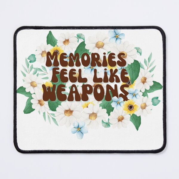 Item preview, Memories Feel Like Weapons Lyric Quote from Midnights 3 am version designed and sold by PaperViewStore.