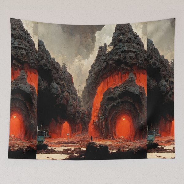 Item preview, Planet Warz - Infernopis - Main Entrance of Yagul "Planet Corrupiss" designed and sold by Brazz Official.