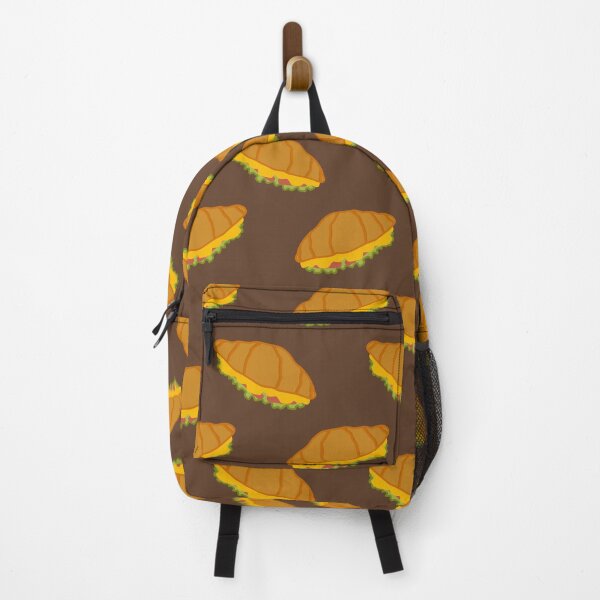 Item preview, Small medium croissant sandwich pattern 3 designed and sold by LemonCreamyyyy.