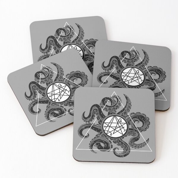 Item preview, Lovecraftian Necronomicon Symbol With Tentacle Miskatonic Themed designed and sold by Jason Roll.