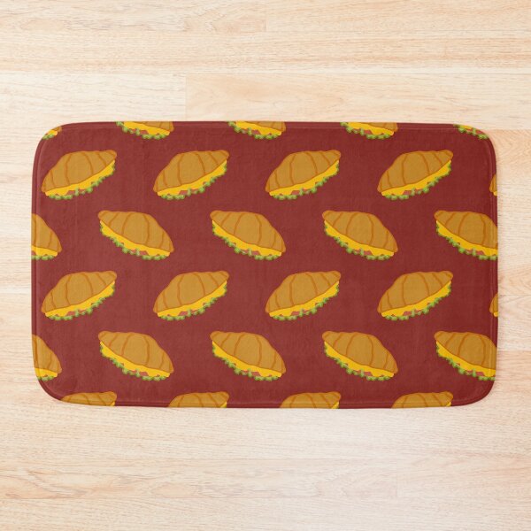 Item preview, Small medium croissant sandwich pattern 5 designed and sold by LemonCreamyyyy.