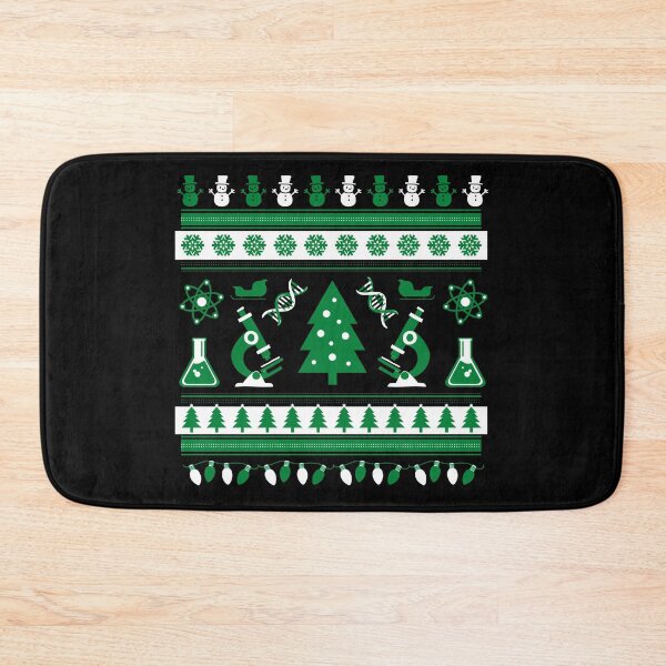 Item preview, Science Laboratory Christmas Ugly Sweater - Xmas, Holiday Party, Microscope, Test Tube, Lab Ugly Sweater, Geek Ugly Sweater, Nerd Ugly Sweater designed and sold by jadedscientist.