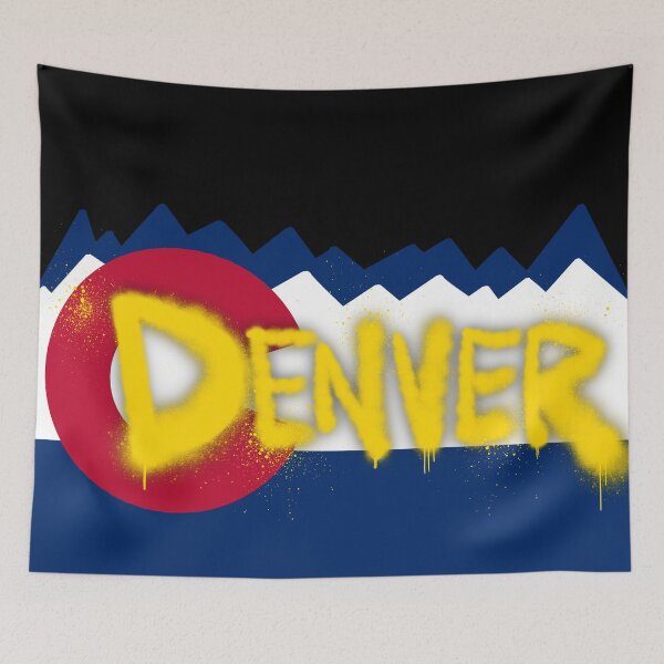 Item preview, Denver Handwritten Colorado Flag  designed and sold by that5280lady.