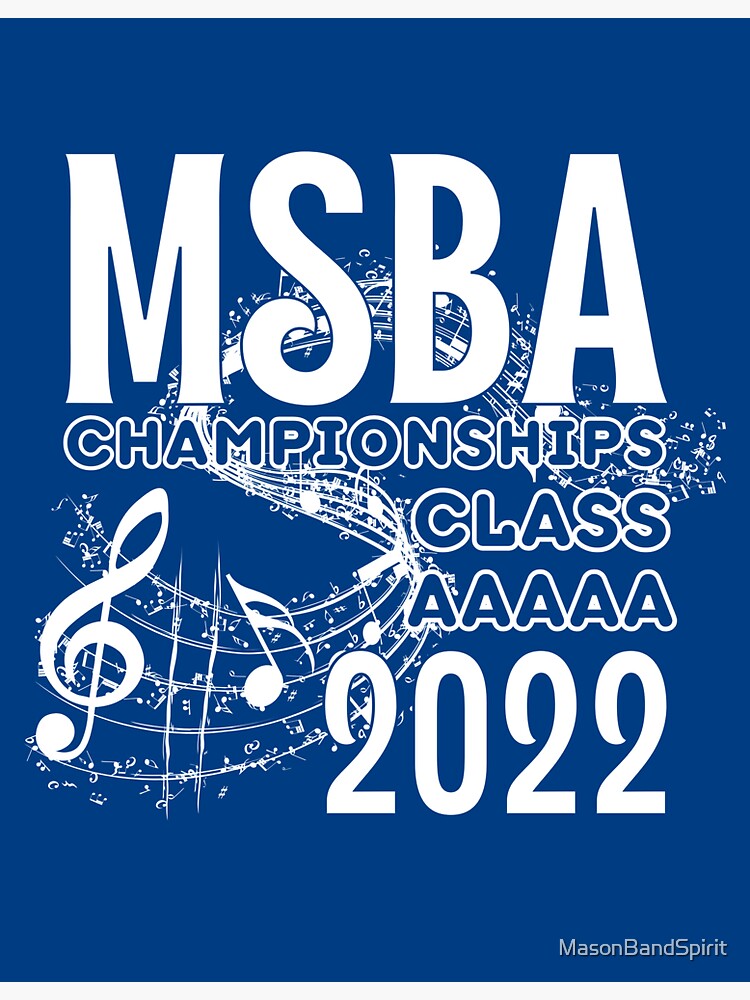 "2022 MSBA Class AAAAA Championships" Sticker for Sale by