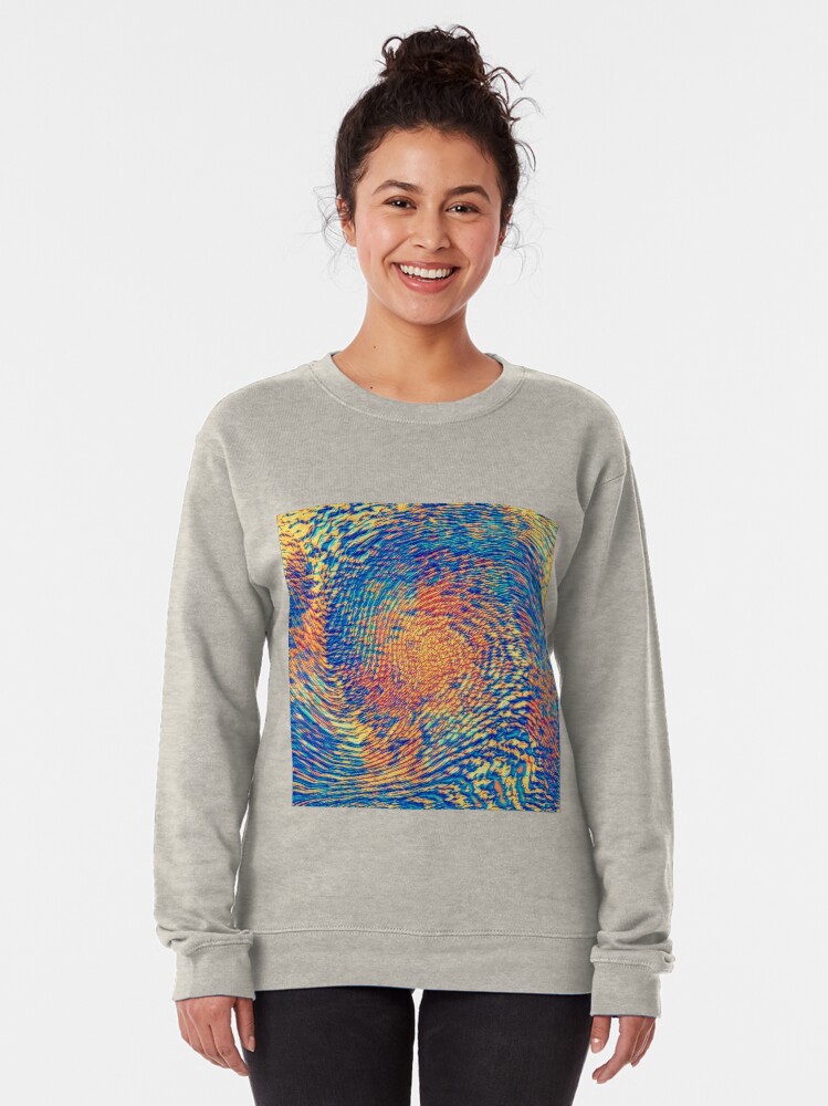 Alternate view of Abstract Wave Pullover Sweatshirt