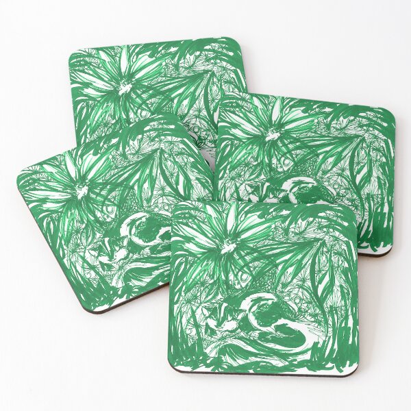 Item preview, Listen to the Flowers in Green designed and sold by Korroby.