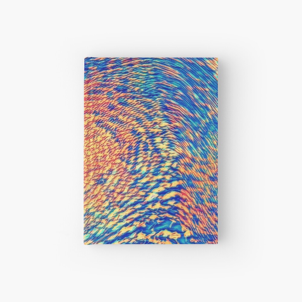 Abstract Wave Hardcover Journal