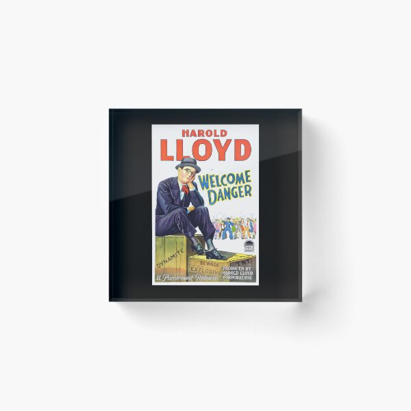 Item preview, Welcome Danger starring Harold Lloyd. Classic movie film poster. Classic  designed and sold by avasravyao.