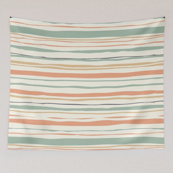 Item preview, Multicolor Retro Horizontal Lines Seamless Pattern designed and sold by wildberriesph.