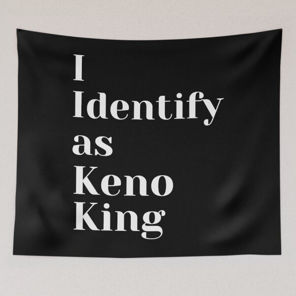 Item preview, Keno Casino Gambler I Identify As Keno King  designed and sold by locikaelisurm.
