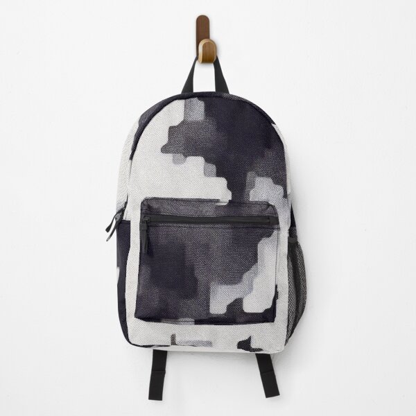 Item preview, Abstract Paint Splash Pattern Glitch Texture Black and White Contemporary Pixel Art Design designed and sold by speedrunner.