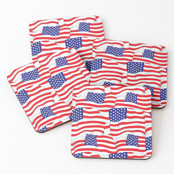 Item preview, American Flags Pattern designed and sold by Zestpond.