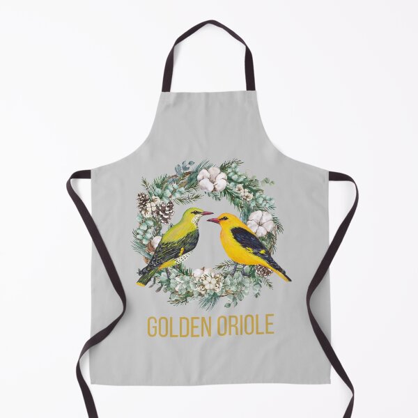 Artikelvorschau, Goldenes Oriole-Paar entworfen und verkauft von Roy & Tiffany.
