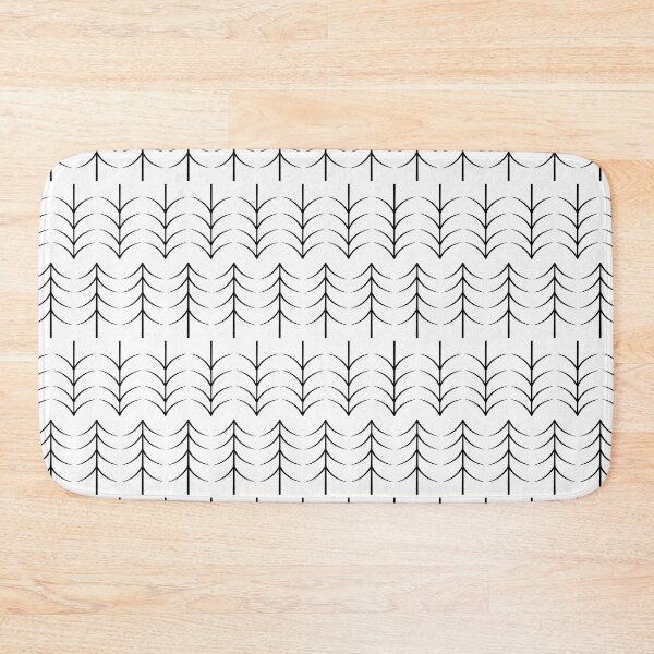 Item preview, Elegant Black and White Pine Tree Pattern  designed and sold by iCraftCafe.