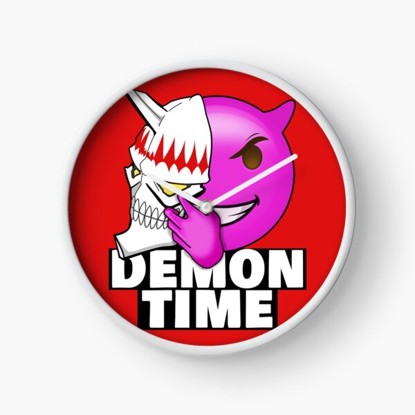 Demon Time Clock For Sale By D4xel Redbubble