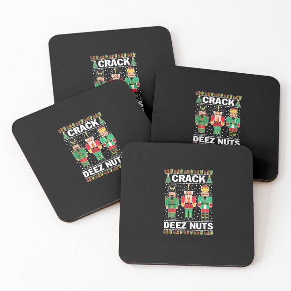 Item preview, Crack Deez Nuts Funny Christmas T-Shirt designed and sold by BehringerIvo.