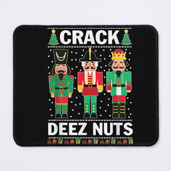 Item preview, Crack Deez Nuts Funny Christmas T-Shirt designed and sold by BehringerIvo.