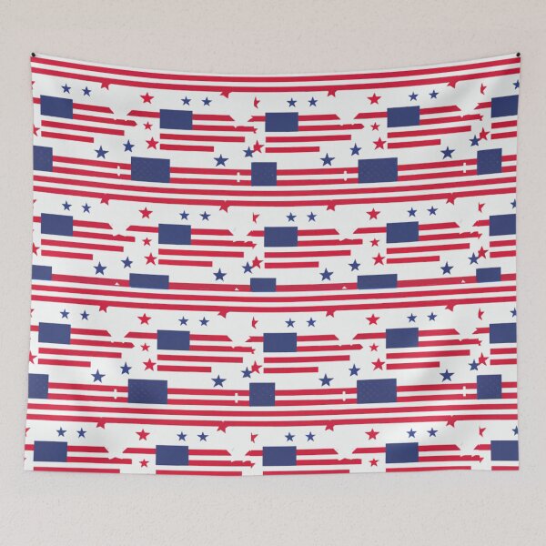 Item preview, American Flags Pattern designed and sold by Zestpond.