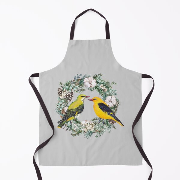 Artikelvorschau, Goldenes Oriole-Paar entworfen und verkauft von Roy & Tiffany.
