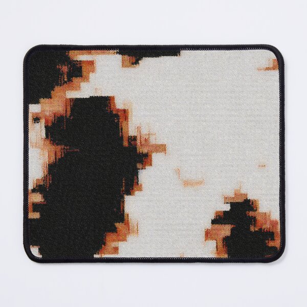 Item preview, Abstract Orange and Black Paint Splash Pattern Pixel Glitch Texture Contemporary Art Design designed and sold by speedrunner.