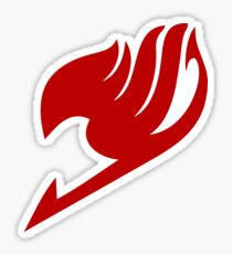 FAIRY TAIL Logo Red Sticker
