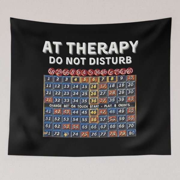 Item preview, Keno Casino Gambler Therapy Do Not Disturb  designed and sold by locikaelisurm.