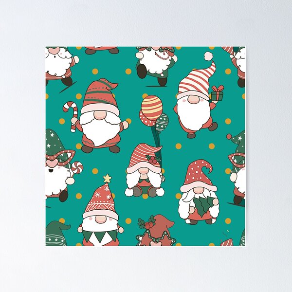 Gnome Pattern Kitchen Gnomes Family Chef Gnomes Pattern DIY 