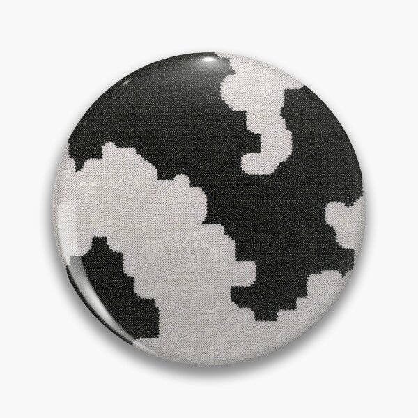 Item preview, Clouds Abstract Contemporary Paint Splash Pattern Pixel Art Black and White Glitch Texture designed and sold by speedrunner.