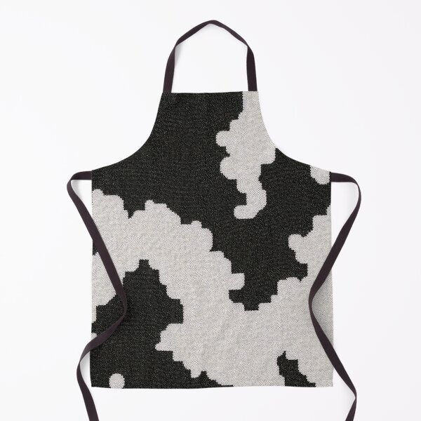 Item preview, Clouds Abstract Contemporary Paint Splash Pattern Pixel Art Black and White Glitch Texture designed and sold by speedrunner.