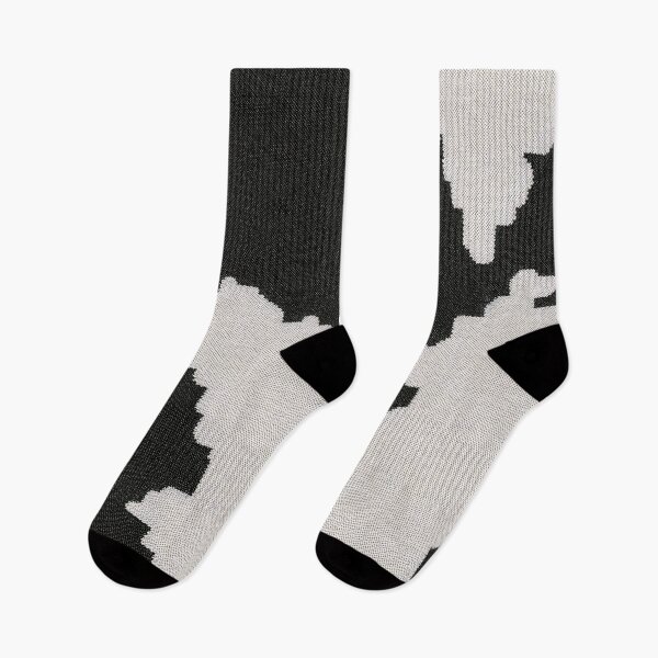 Item preview, Clouds Abstract Contemporary Paint Splash Pattern Pixel Art Black and White Glitch Texture designed and sold by speedrunner.