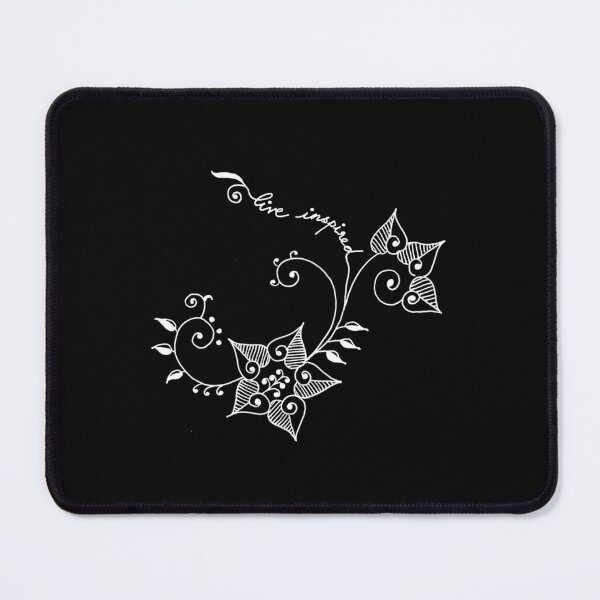 Item preview, Live Inspired - signature duco divina doodle (WHITE) designed and sold by ducodivina.