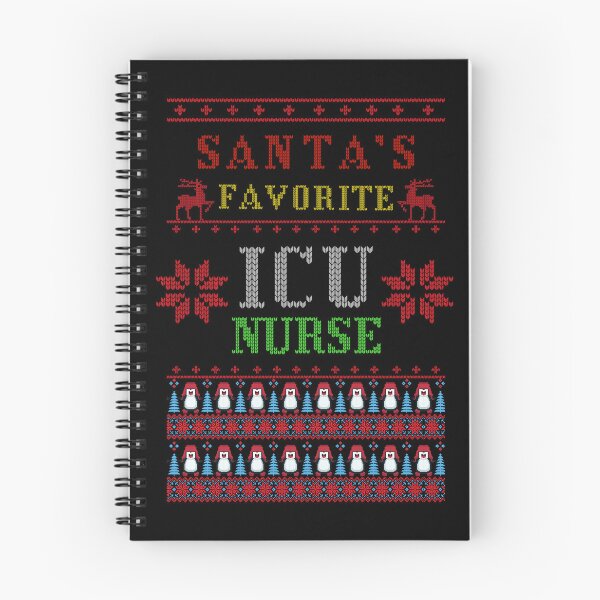 Item preview,  Santa's Favorite ICU Nurse Ugly Sweater  designed and sold by SimplyCosmic11.