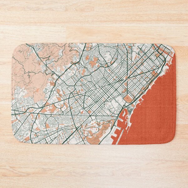 Item preview, Barcelona City Map of Spain - Bohemian designed and sold by deMAP.