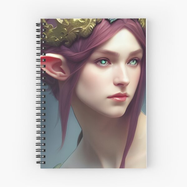 Item preview, Cute Fantasy Elf Princess Purple Hair Green Eyes designed and sold by Eliteijr.