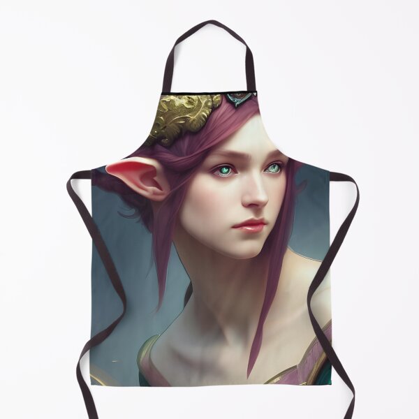Item preview, Cute Fantasy Elf Princess Purple Hair Green Eyes designed and sold by Eliteijr.