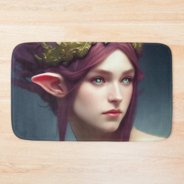 Item preview, Cute Fantasy Elf Princess Purple Hair Green Eyes designed and sold by Eliteijr.