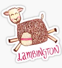 Lambington - Pink Sticker