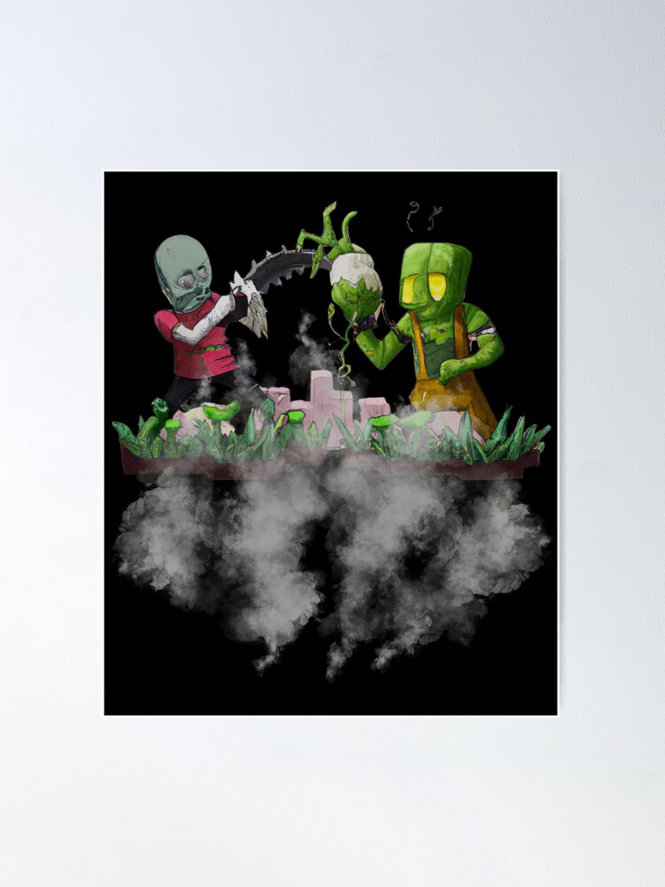 the poster of the movie plants vs zombiesgives me nightmares