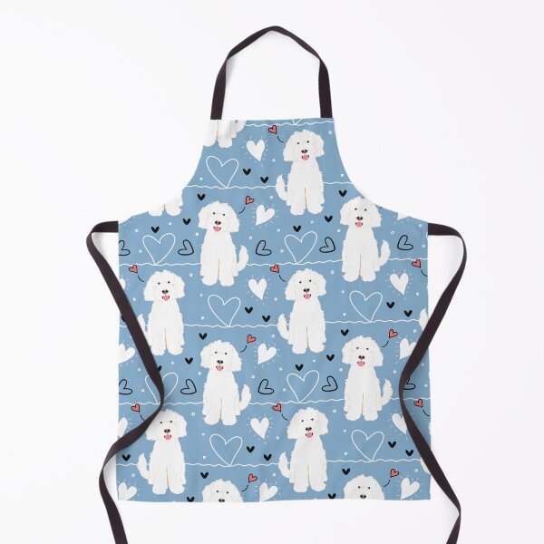 Item preview, LOVE White Goldendoodle Dog designed and sold by Lulupainting.