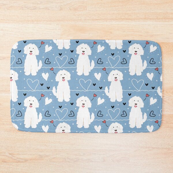 Item preview, LOVE White Goldendoodle Dog designed and sold by Lulupainting.