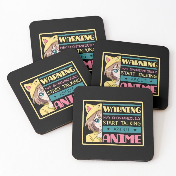 Item preview, Warning May Spontaneously Start Talking About Anime Manga designed and sold by Earthshaker-art.