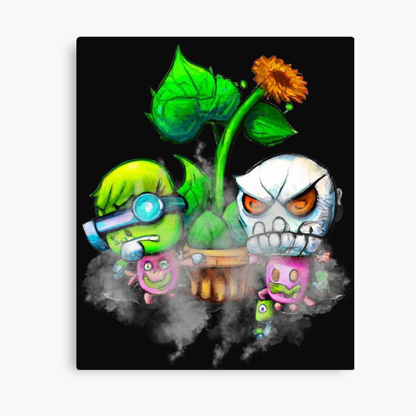 PVZ2 on Behance  Plants vs zombies, Watercolor canvas, Zombie