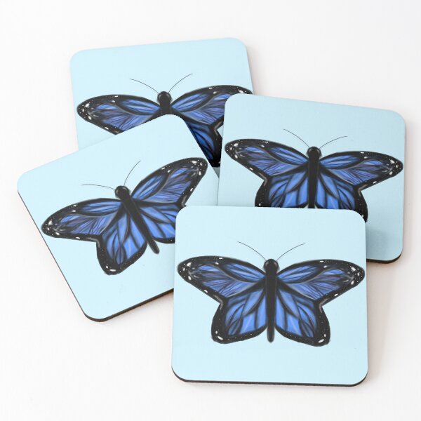 Item preview, Pretty Blue Butterfly Art designed and sold by GraphicsByGabby.