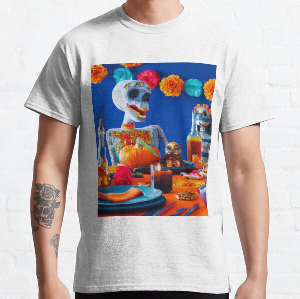Day of the Dead Altar Marigolds Classic T-Shirt